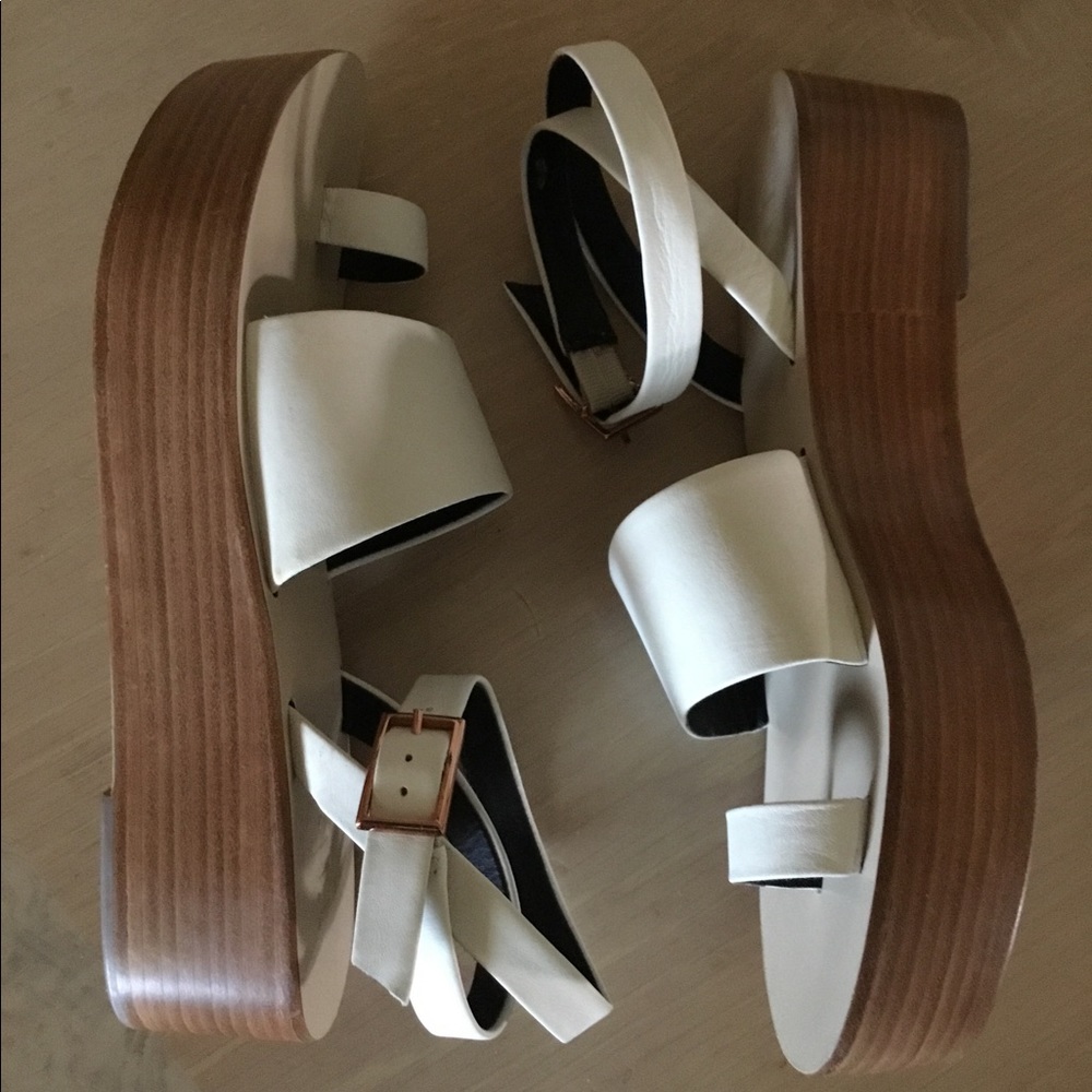 TIBI Janie Calf Leather Platform Sandals sz.38 - Picture 9 of 9